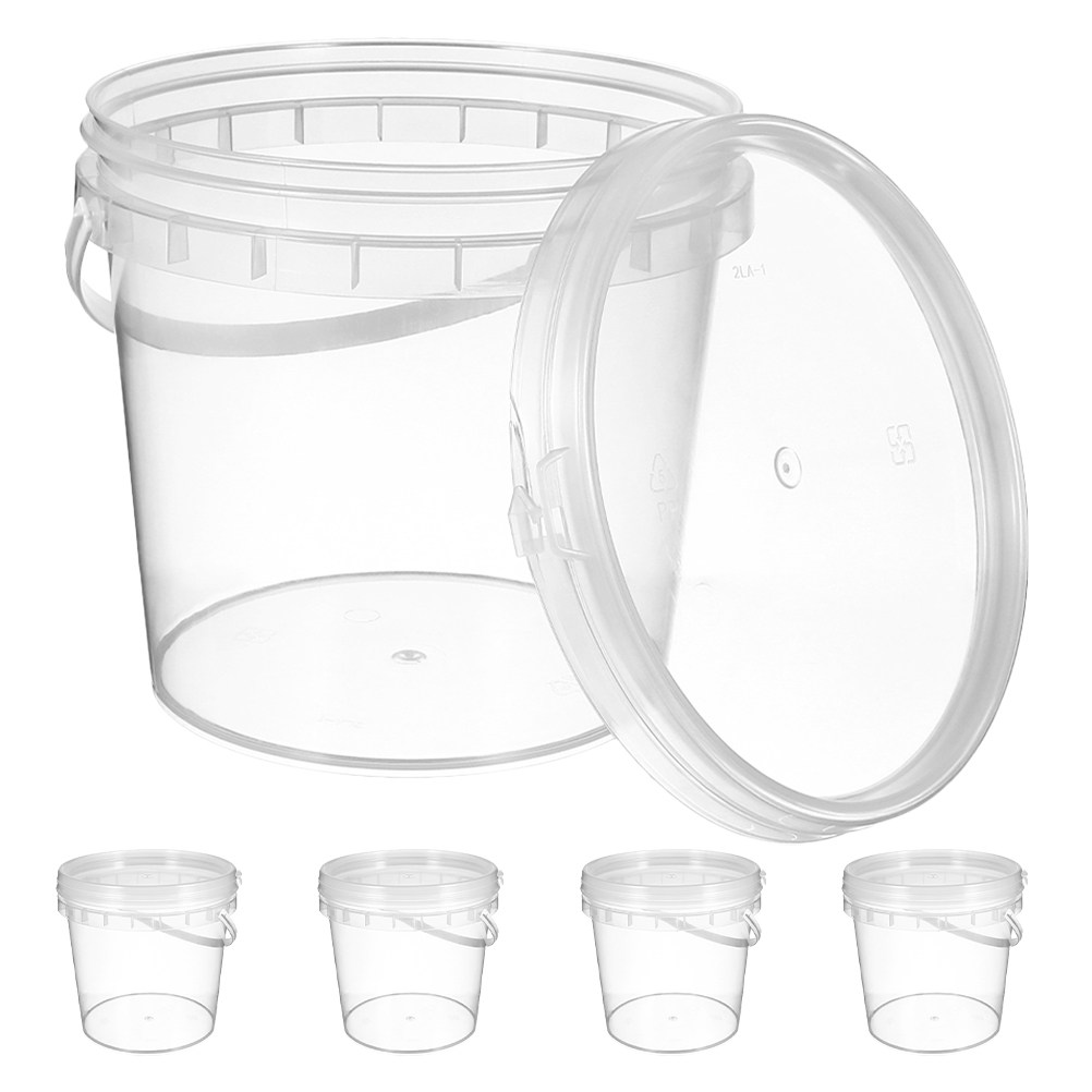 Food Storage Freezer Containers - Ice Cream Buckets with Lids Container