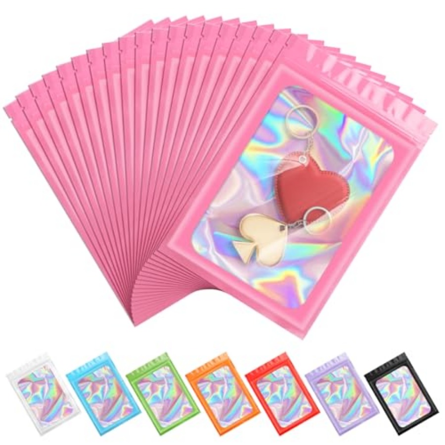 Food Storage Bag - 00 Pcs Pink Smell Proof Mylar