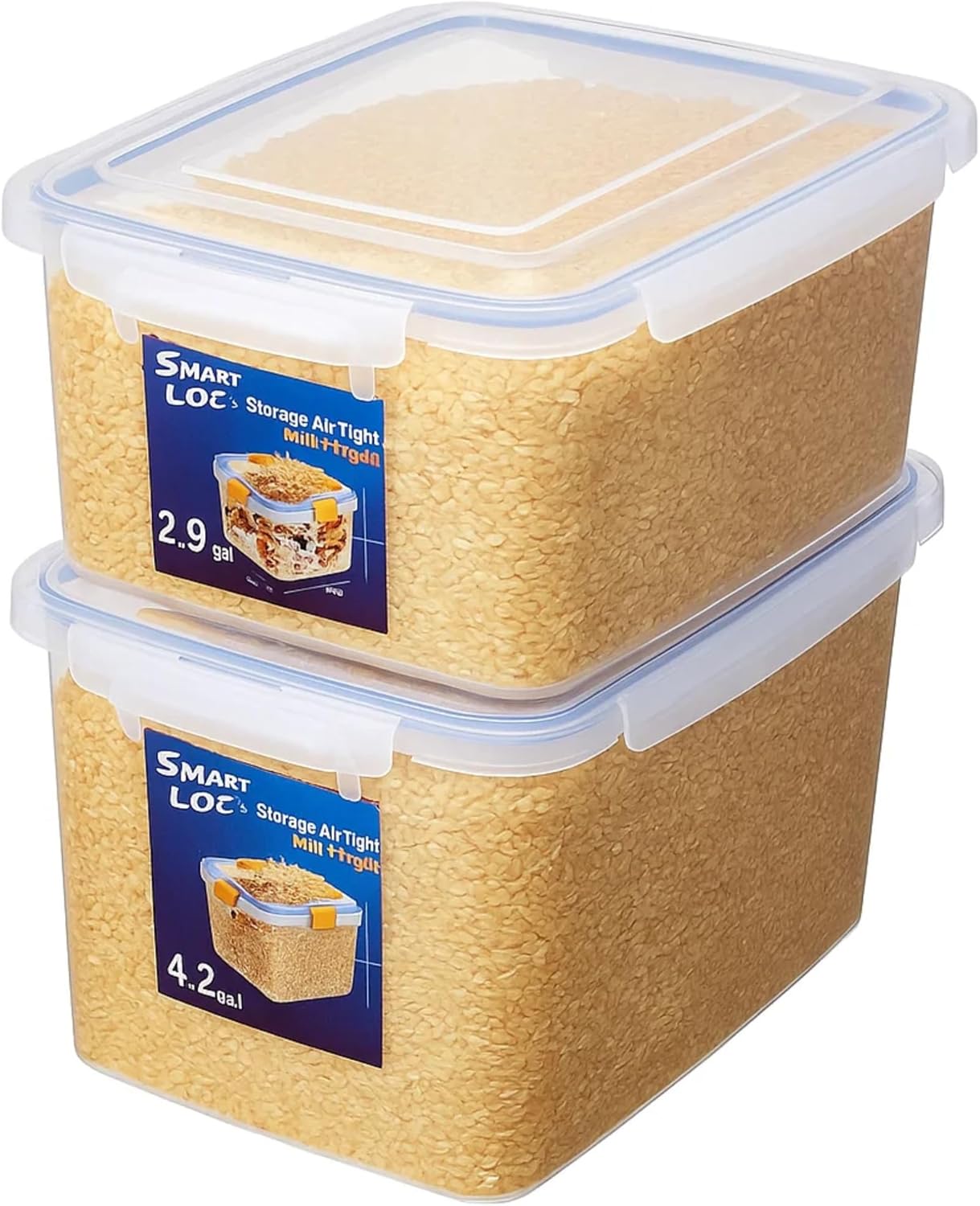 Food Storage Quart Containers - Jumbo Food Storage Container Set of