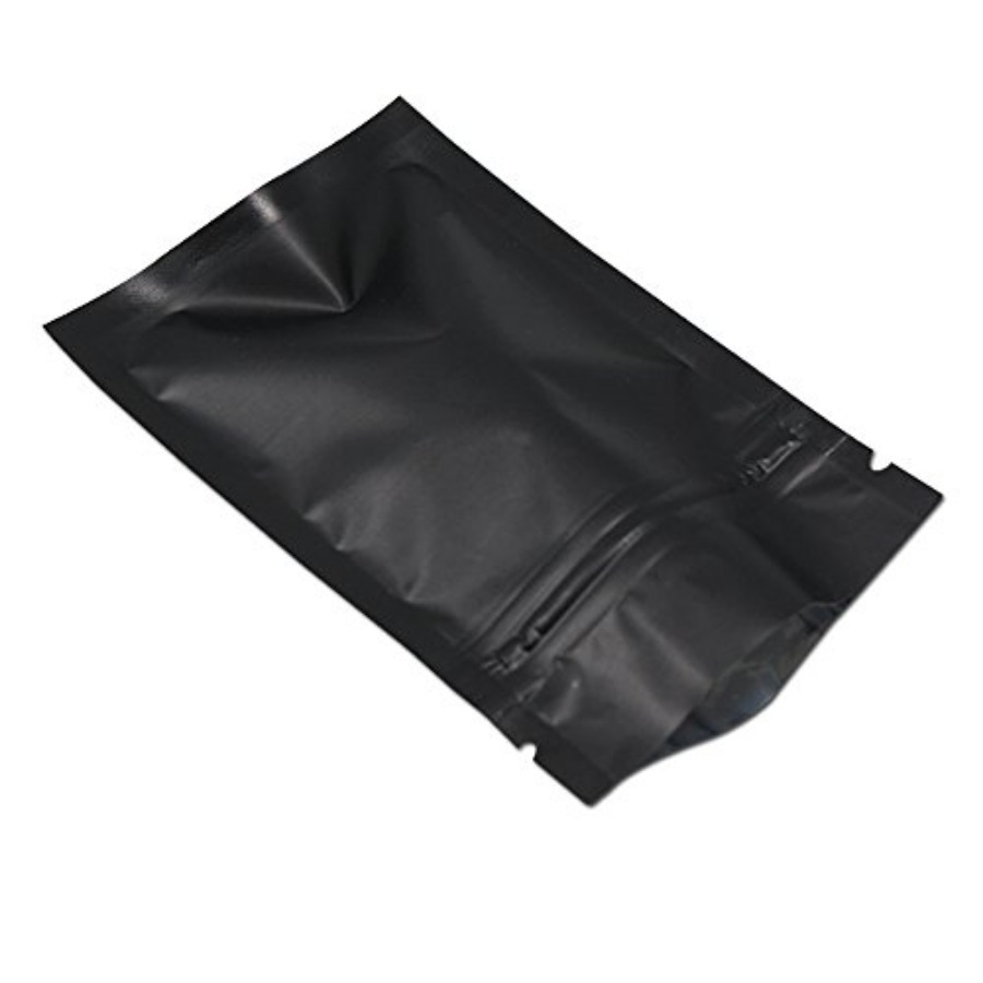 Food Storage Bag - 00 Pcs Black Mylar Bag Foil