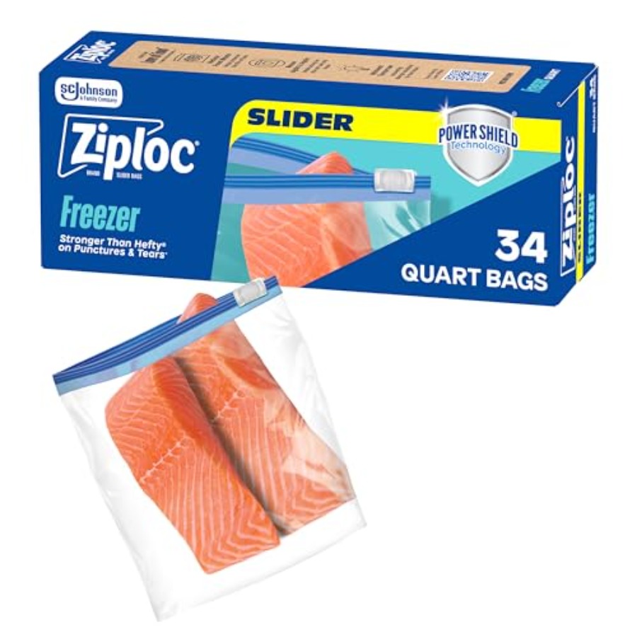 Food Storage Technology - Food Storage Quart Freezer Slider Bags,