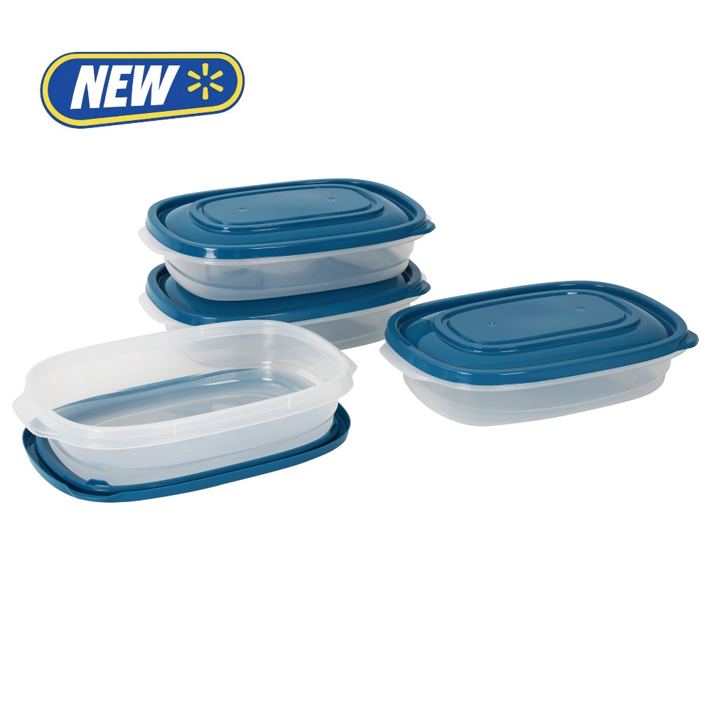 4-Pack Rectangle Plastic Food  - Food Storage Lunch Box のレビューと価格