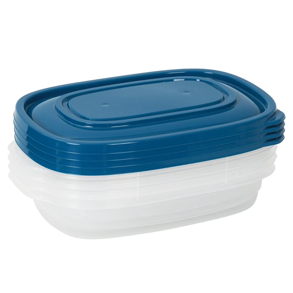 4-Pack Rectangle Plastic Food  - Food Storage Lunch Box のレビューと価格
