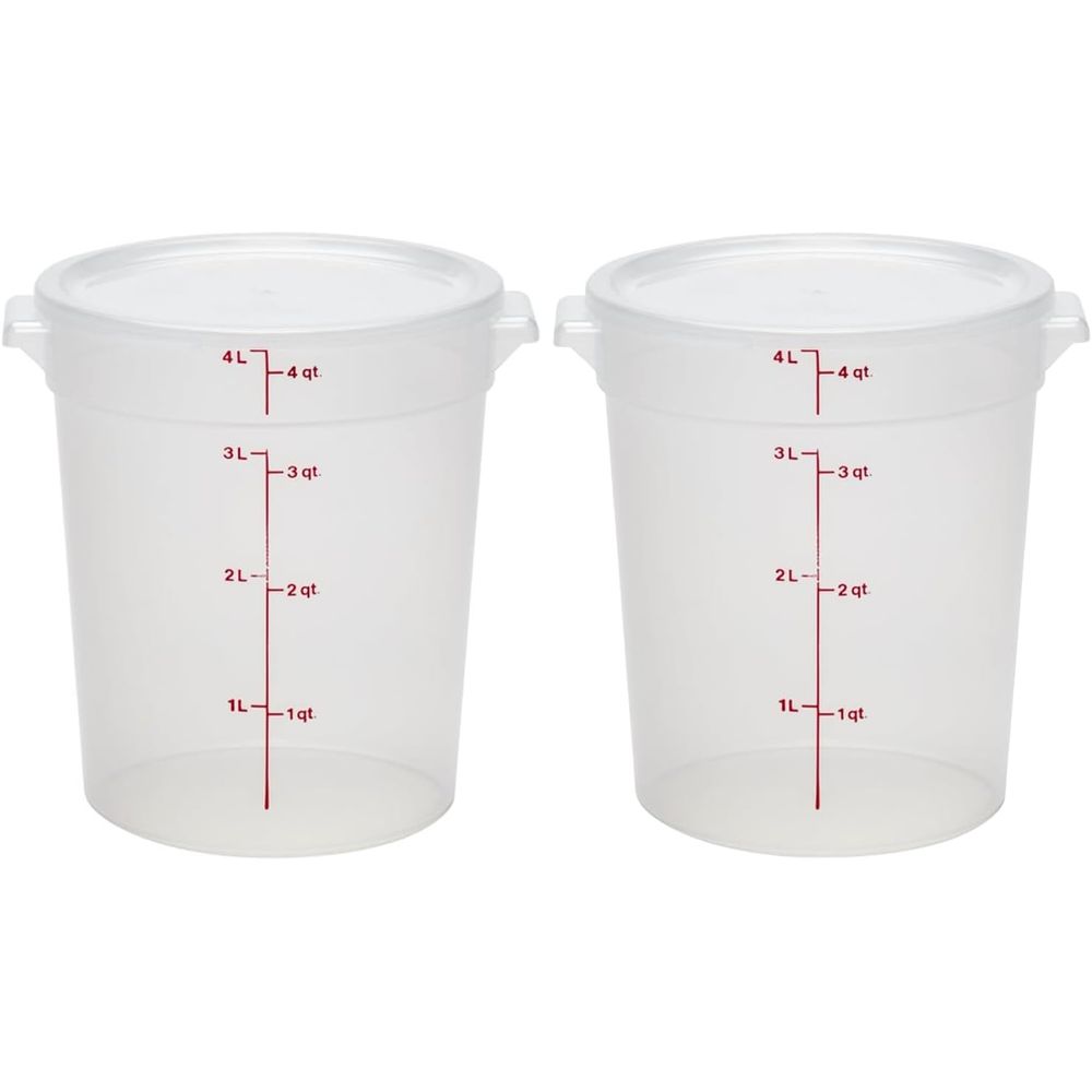 4-Quart BPA-Free Food Storage  - Food Storage Quart Containers のレビューと価格