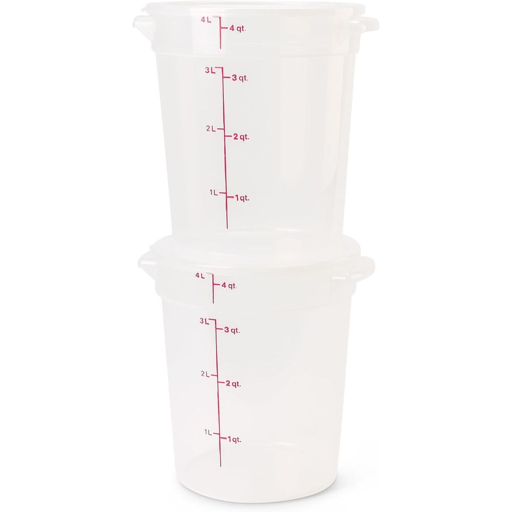 4-Quart BPA-Free Food Storage  - Food Storage Quart Containers のレビューと価格