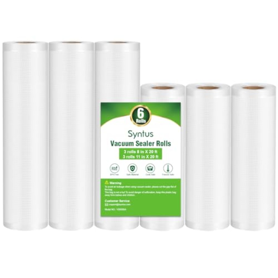 Vacuum Sealer Bags, 6 Pack 3 R - Food Storage Reusable Bags のレビューと価格