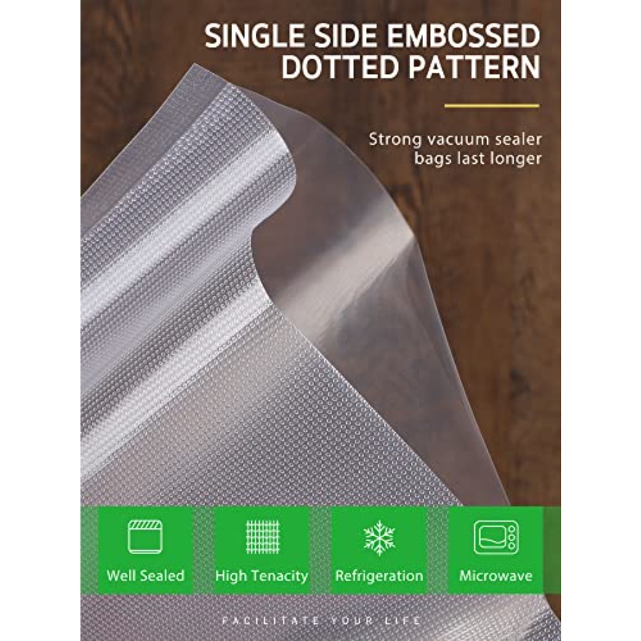 Vacuum Sealer Bags, 6 Pack 3 R - Food Storage Reusable Bags のレビューと価格