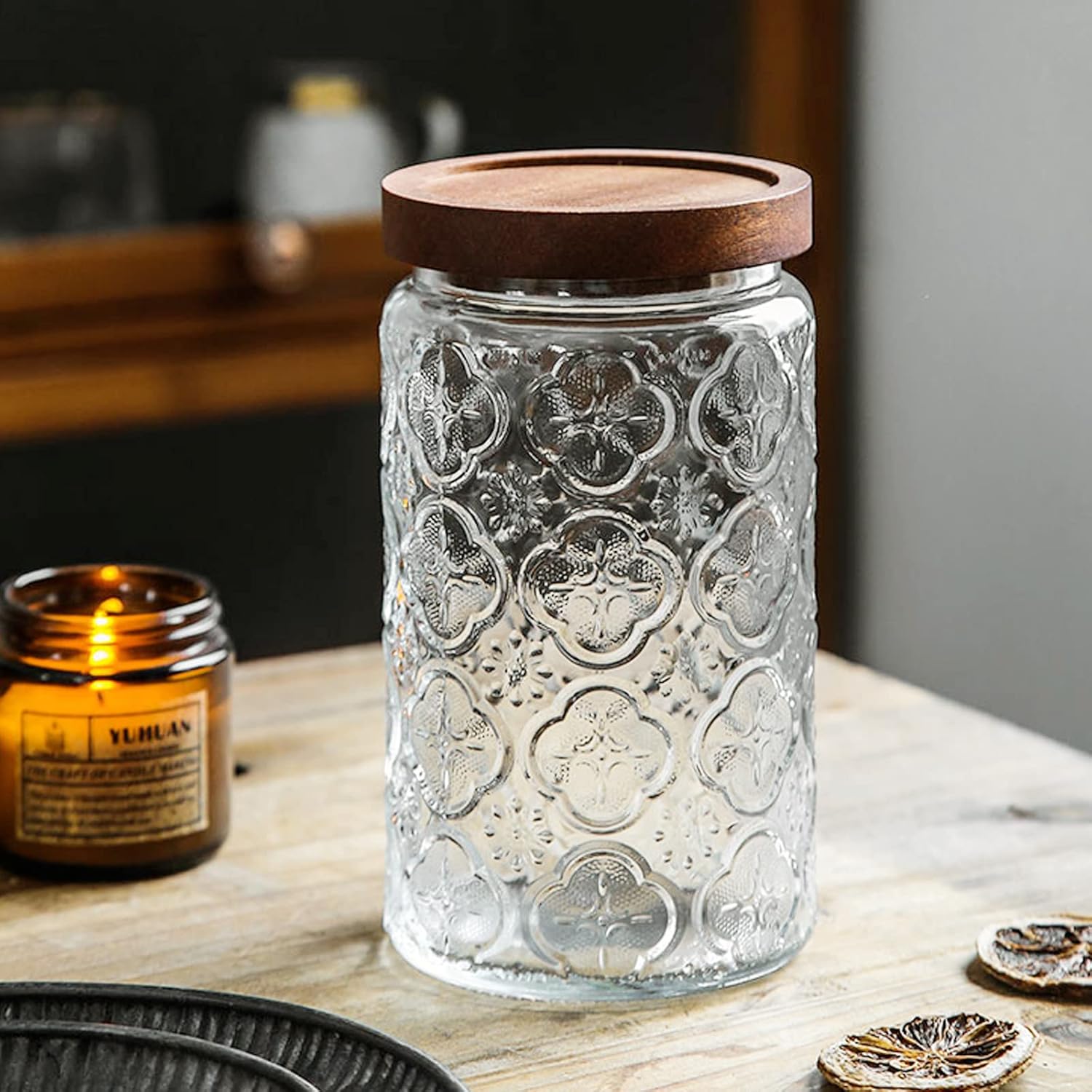 35oz/1000ml Glass Storage Jars - Food Storage Kitchen のレビューと価格