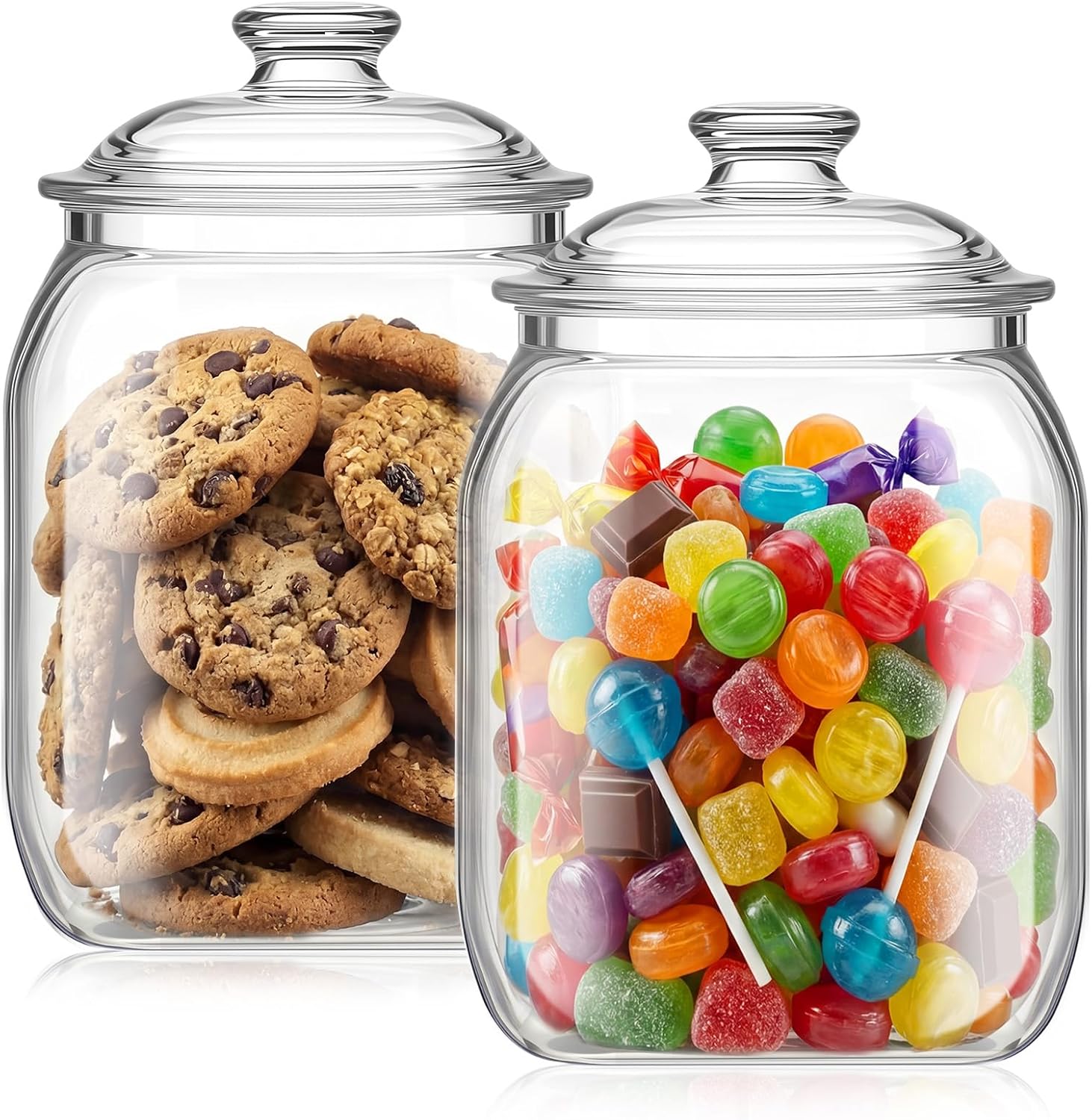 2 Pack Acrylic Cookie Candy Ja - Food Storage Kitchen のレビューと価格