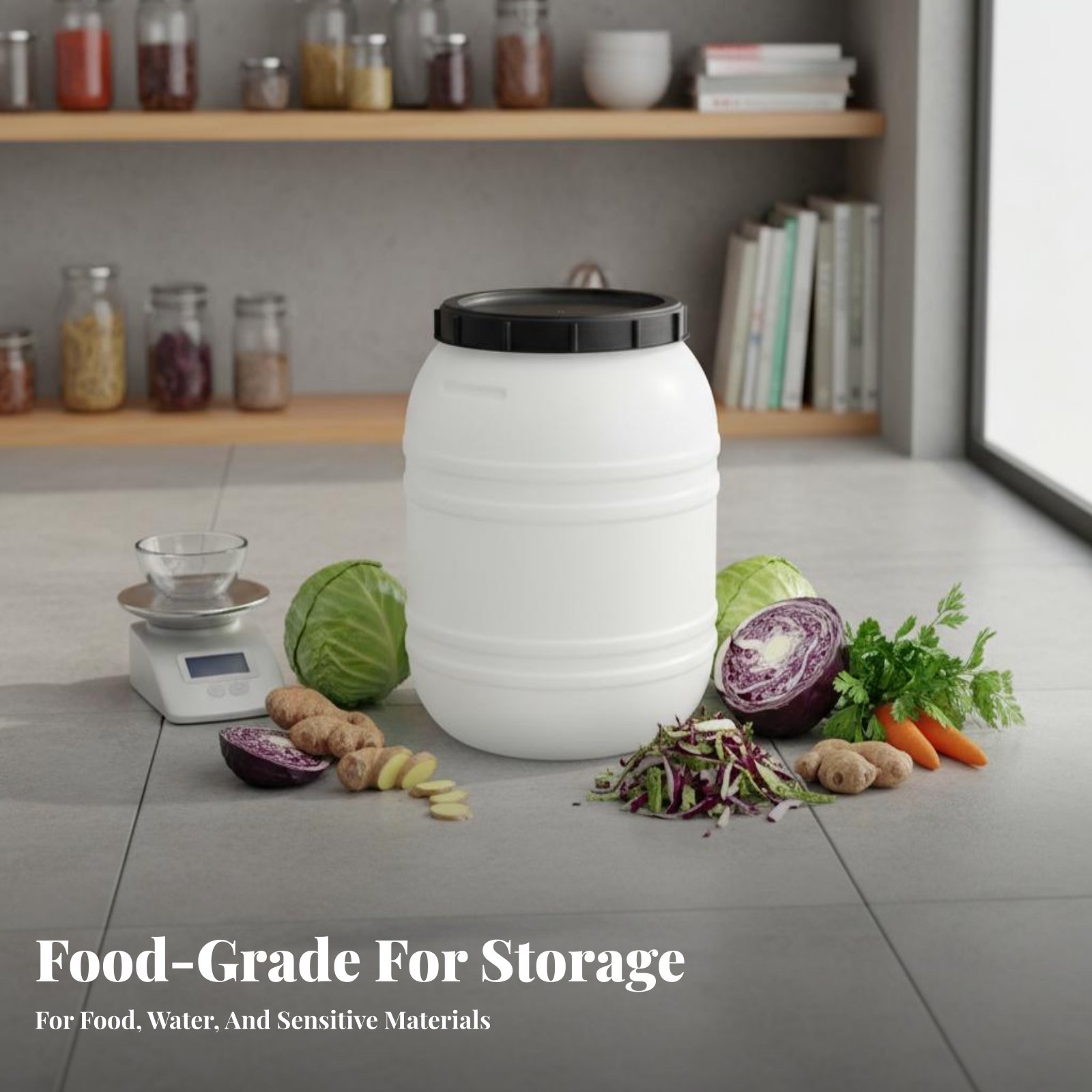 Food Grade Plastic Barrel Airt - Food Storage Is のレビューと価格
