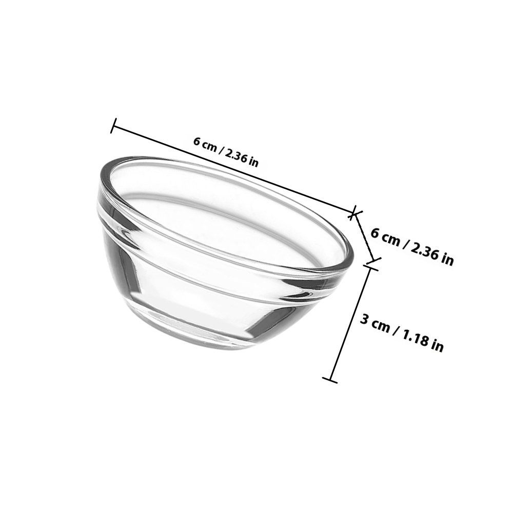 3Pcs Small Glass Bowls Set Cle - Food Storage Small のレビューと価格