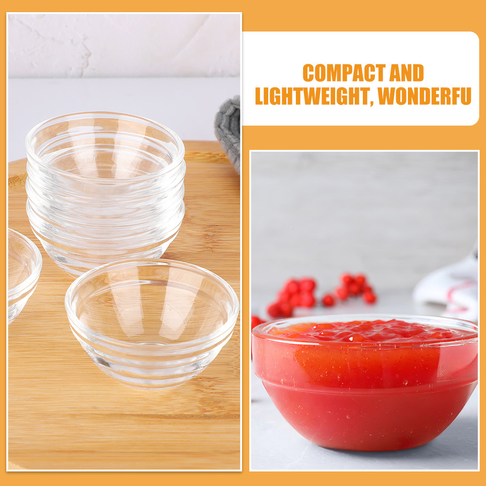 3Pcs Small Glass Bowls Set Cle - Food Storage Small のレビューと価格
