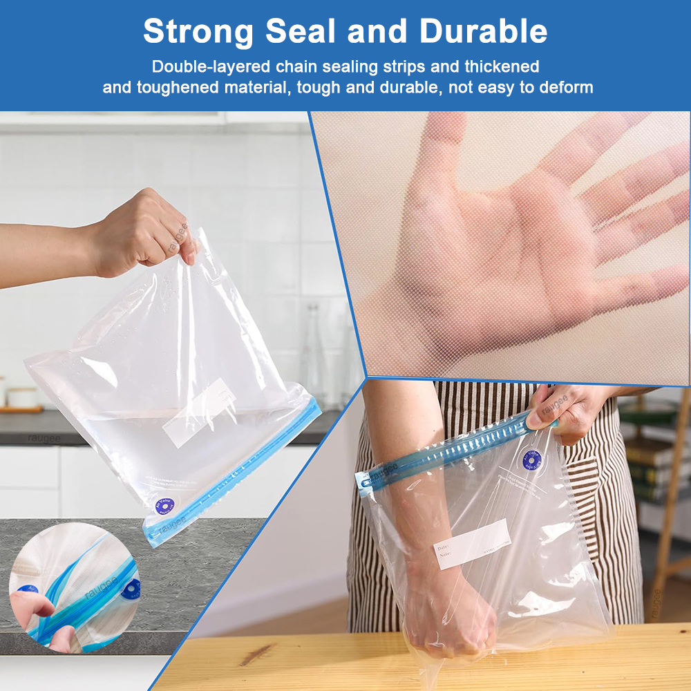 Vacuum Bags Reusable Food Vacu - Food Storage Reusable Bags のレビューと価格