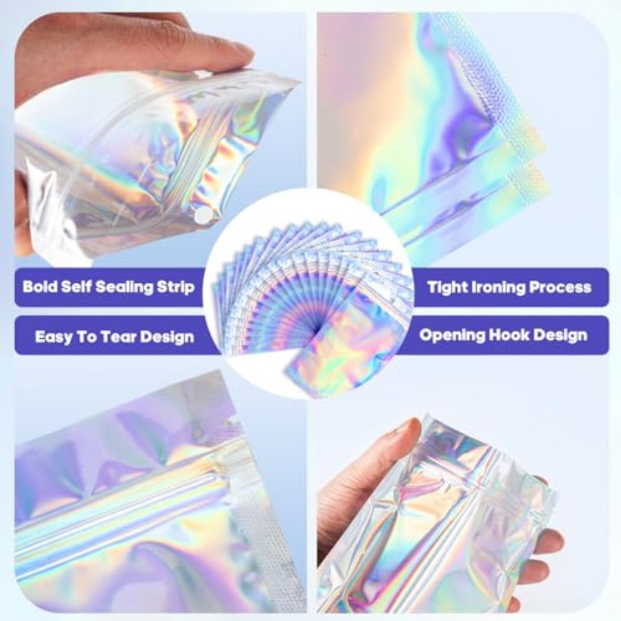 00Pcs Holographic Resealable B - Food Storage Small のレビューと価格