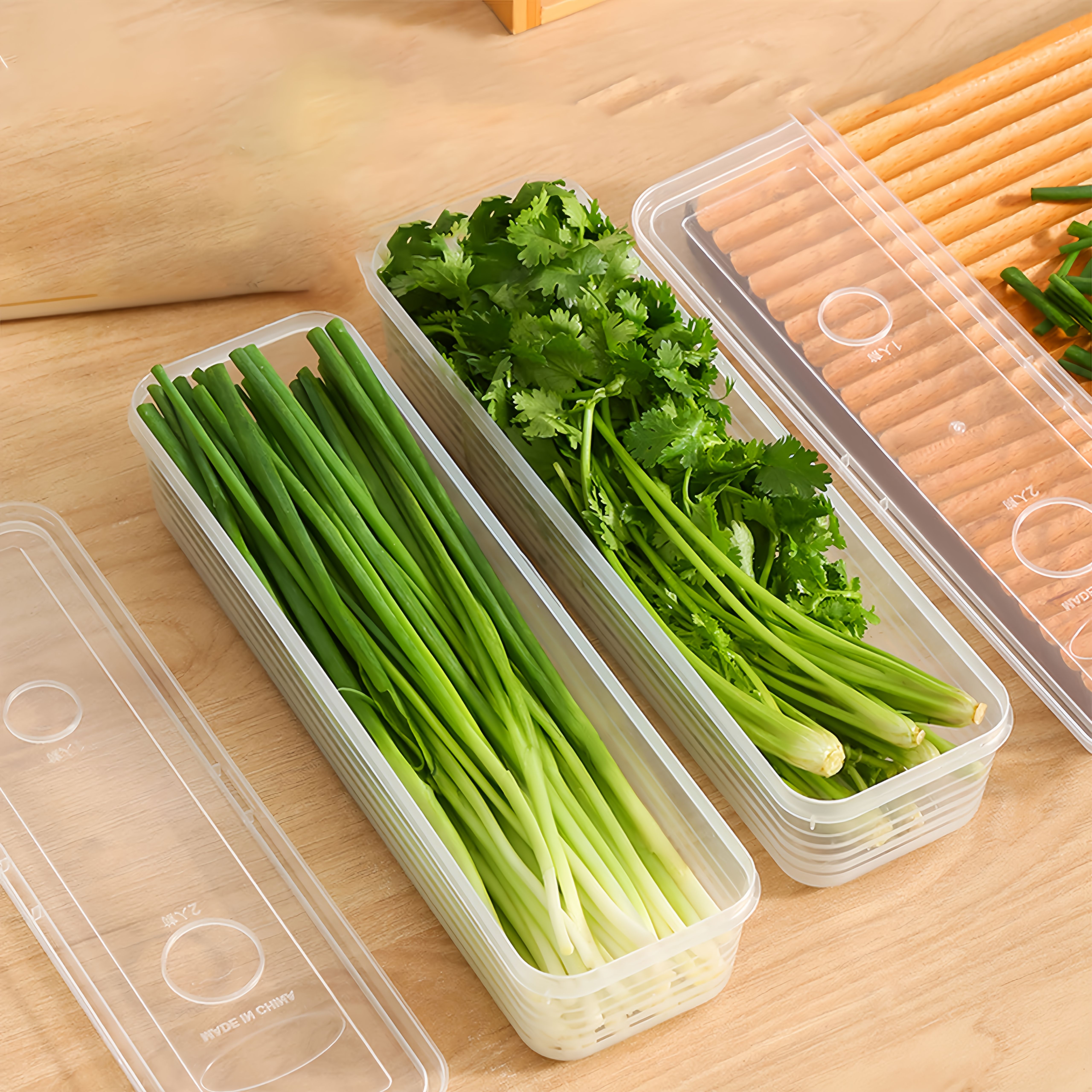 2/4/6pcs Food Vegetable Storag - Food Storage Freezer Containers のレビューと価格