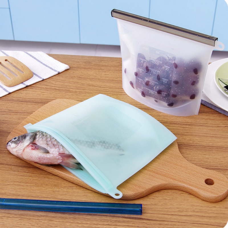 5pcs Silicone Food Storage Con - Food Storage Reusable Bags のレビューと価格