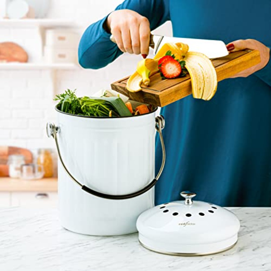 Premium Compost Bin for Kitche - Food Storage Technology のレビューと価格