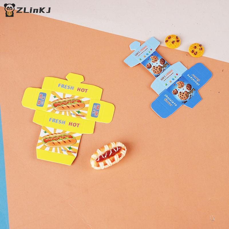 ▶5 Sets Miniature Fast Food Pa - Food Storage Kitchen のレビューと価格