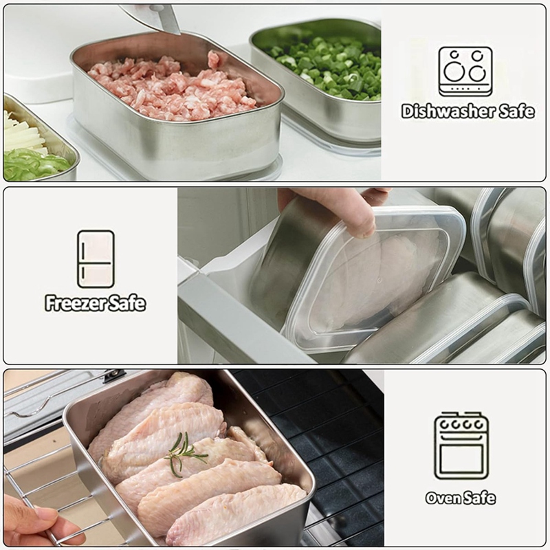 Stainless Steel Containers for - Food Storage Is のレビューと価格