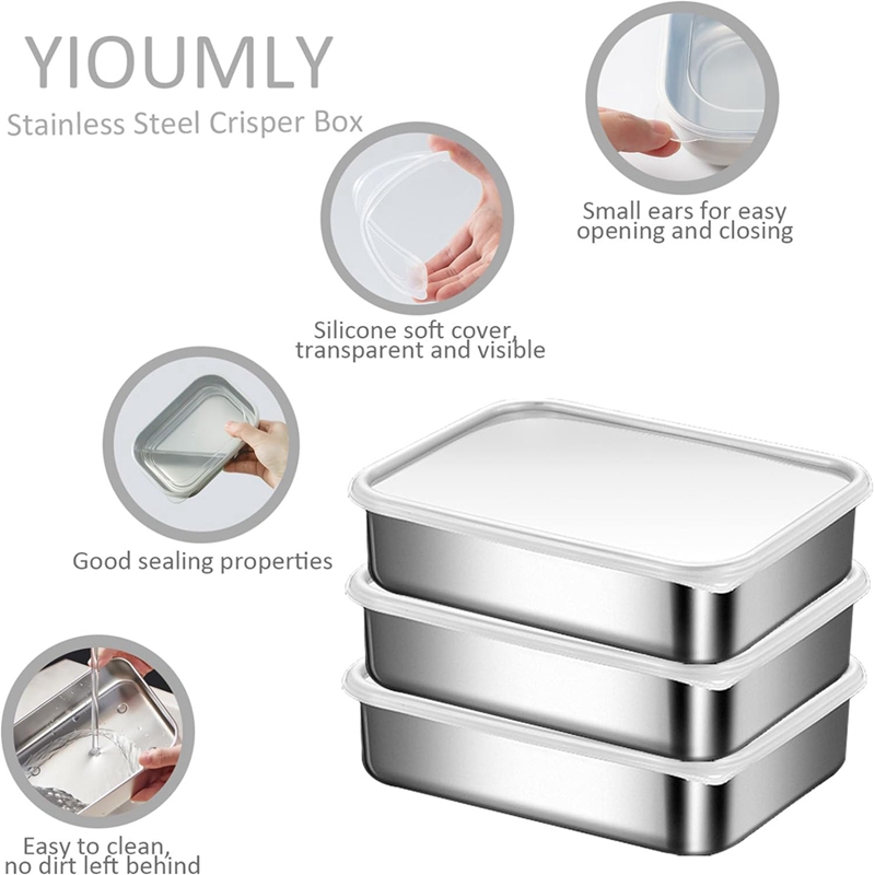 Stainless Steel Containers for - Food Storage Is のレビューと価格