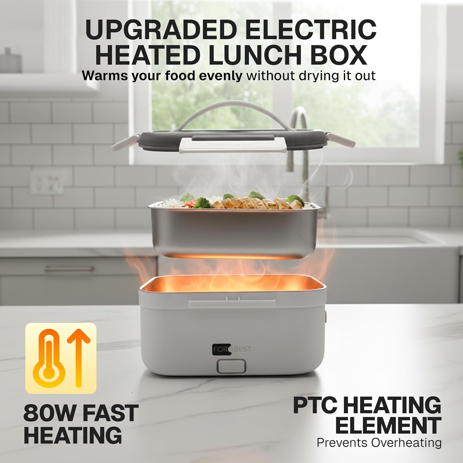Torvani Store FORABEST Heated  - Portable Food Warmer のレビューと価格
