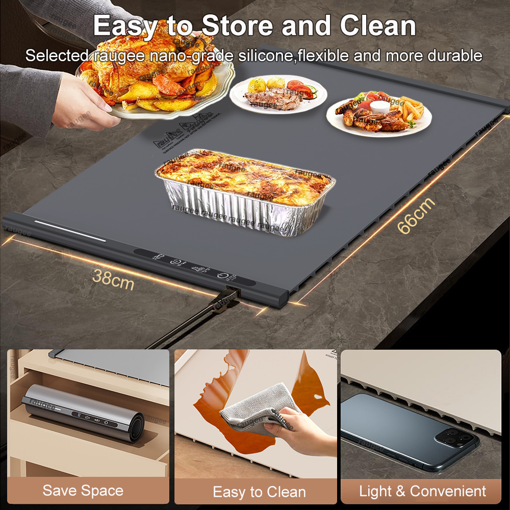 Electric Food Warmer Plate Fol - Portable Food Warmer のレビューと価格
