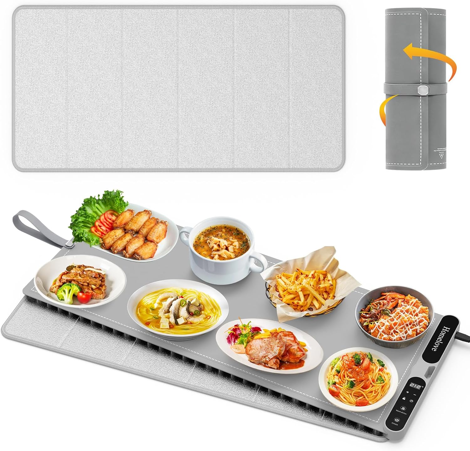 Electric Warming Tray with 7 T - Portable Food Warmer のレビューと価格