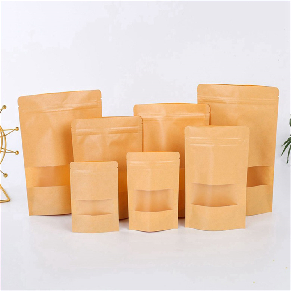 10pcs Zip Lock Kraft Paper Bag - Food Storage Year Supply のレビューと価格