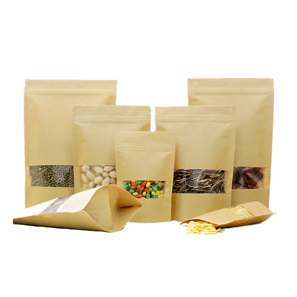 10pcs Zip Lock Kraft Paper Bag - Food Storage Year Supply のレビューと価格