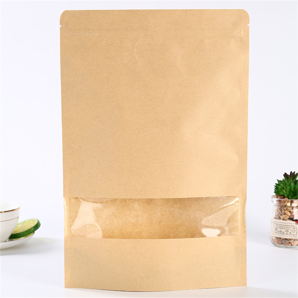 10pcs Zip Lock Kraft Paper Bag - Food Storage Year Supply のレビューと価格