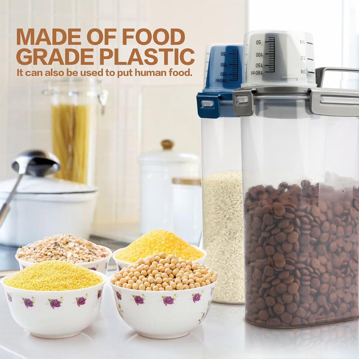 Upgraded Dog Food Storage Cont - Food Storage Small のレビューと価格