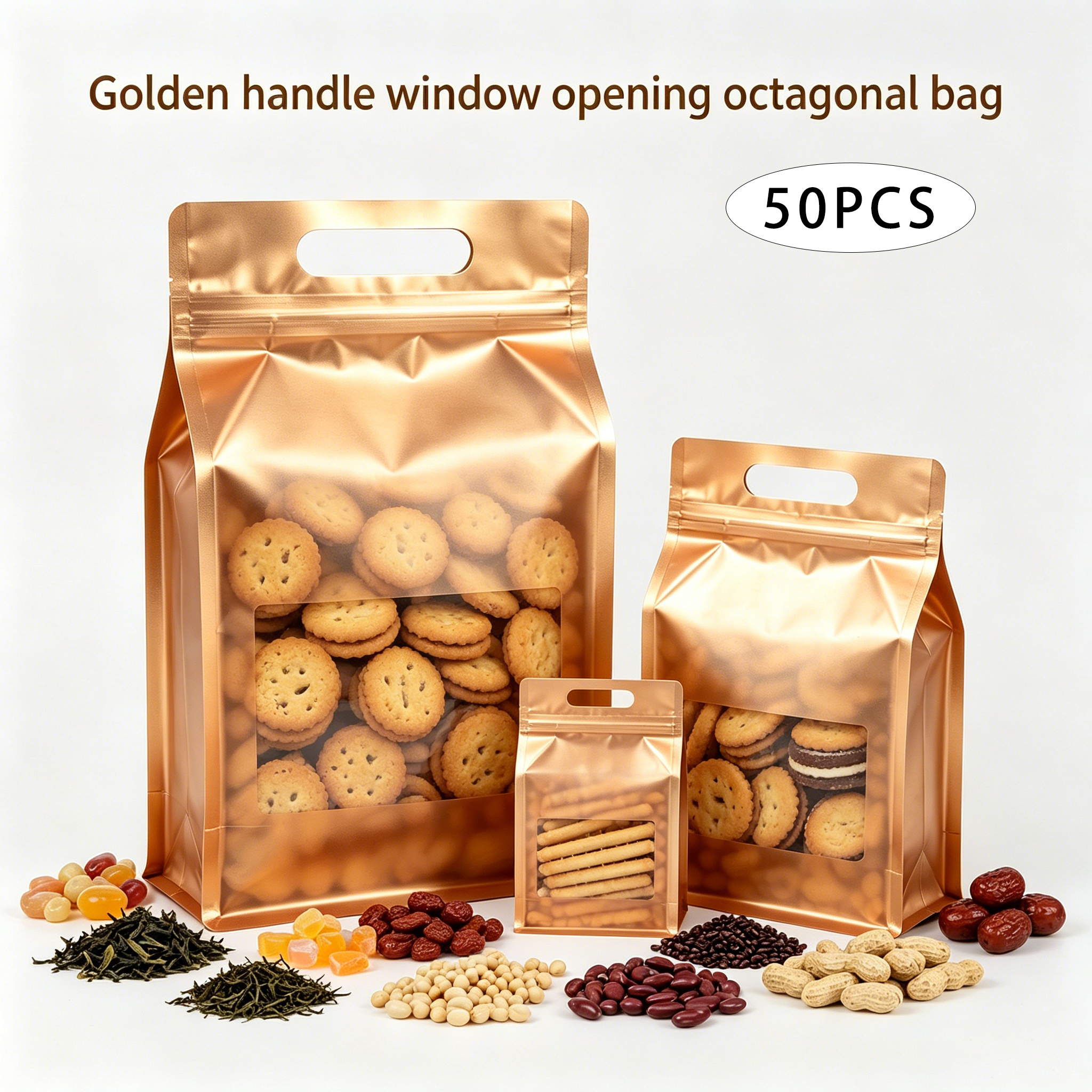 Reusable golden octagonal plas - Food Storage Is のレビューと価格