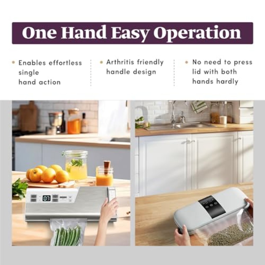 Vacuum Sealer Machine 95kPa 14 - Food Storage Building のレビューと価格