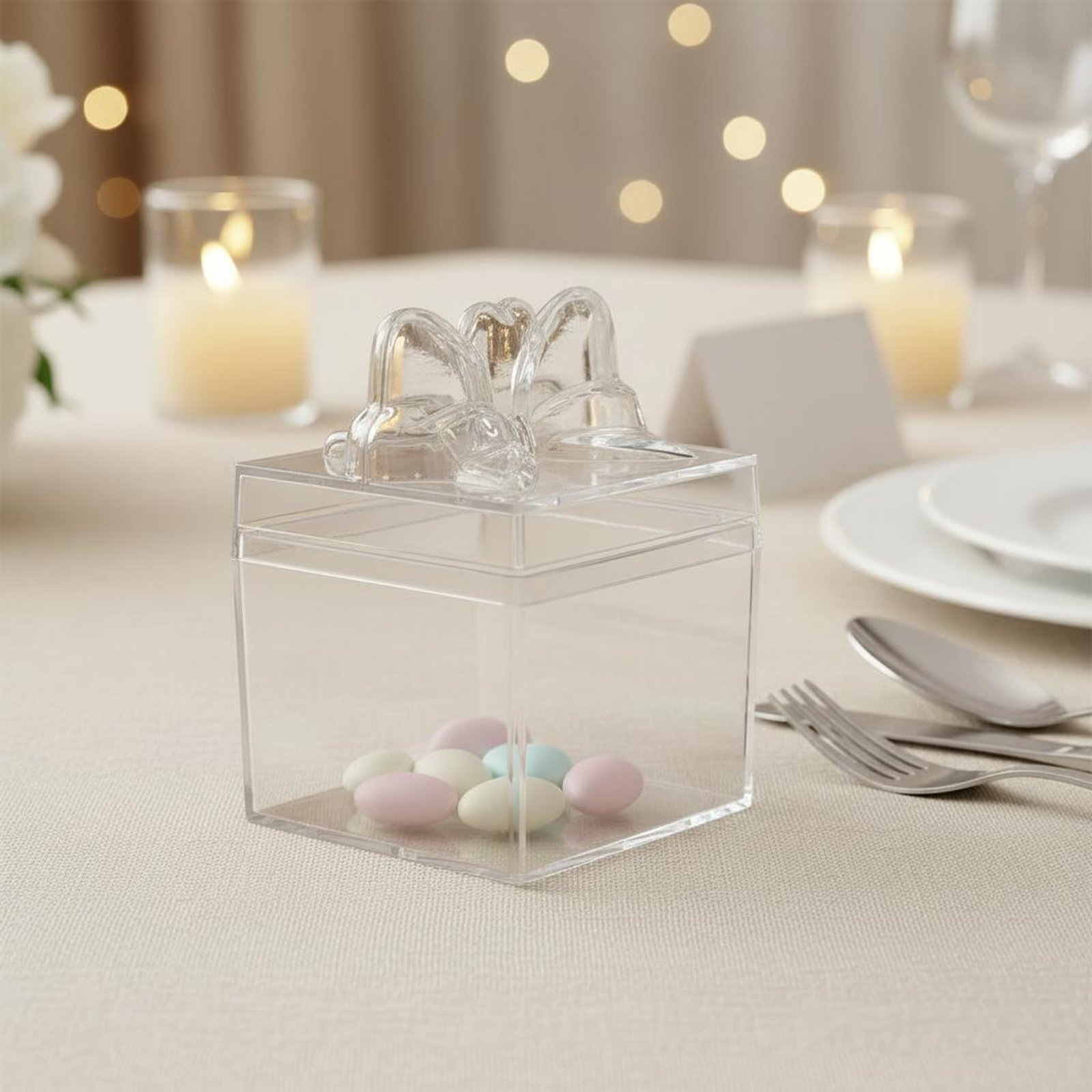 Clear Plastic Candy Box with R - Food Storage Is のレビューと価格