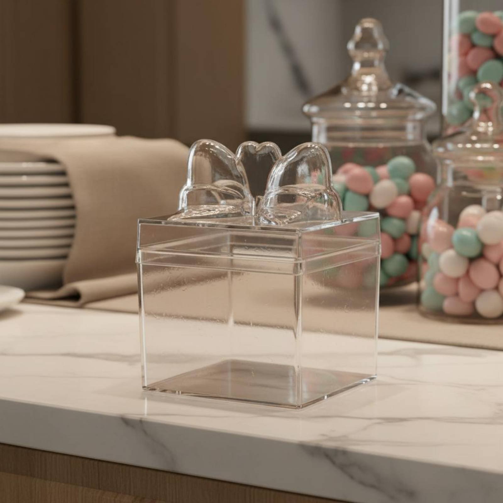 Clear Plastic Candy Box with R - Food Storage Is のレビューと価格