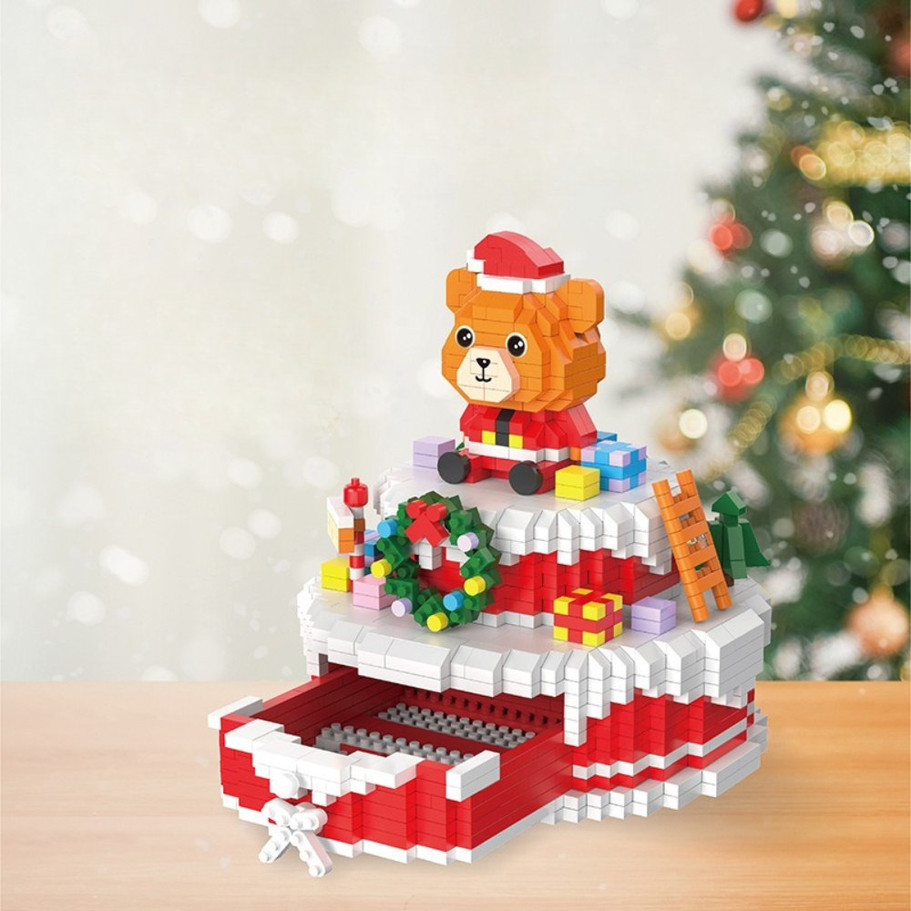 MOC Christmas Bear Cake Storag - Food Storage Building のレビューと価格