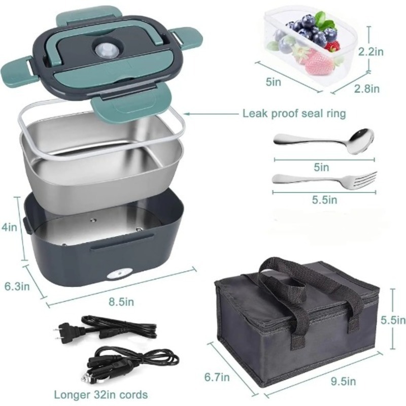 1.5L Electric Lunch Box Food W - Portable Food Warmer のレビューと価格