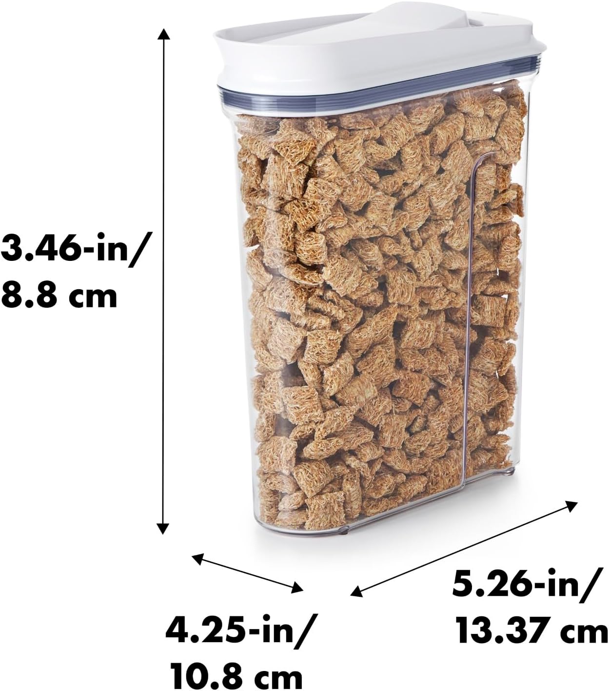 Airtight Cereal Dispenser with - Food Storage Quart Containers のレビューと価格
