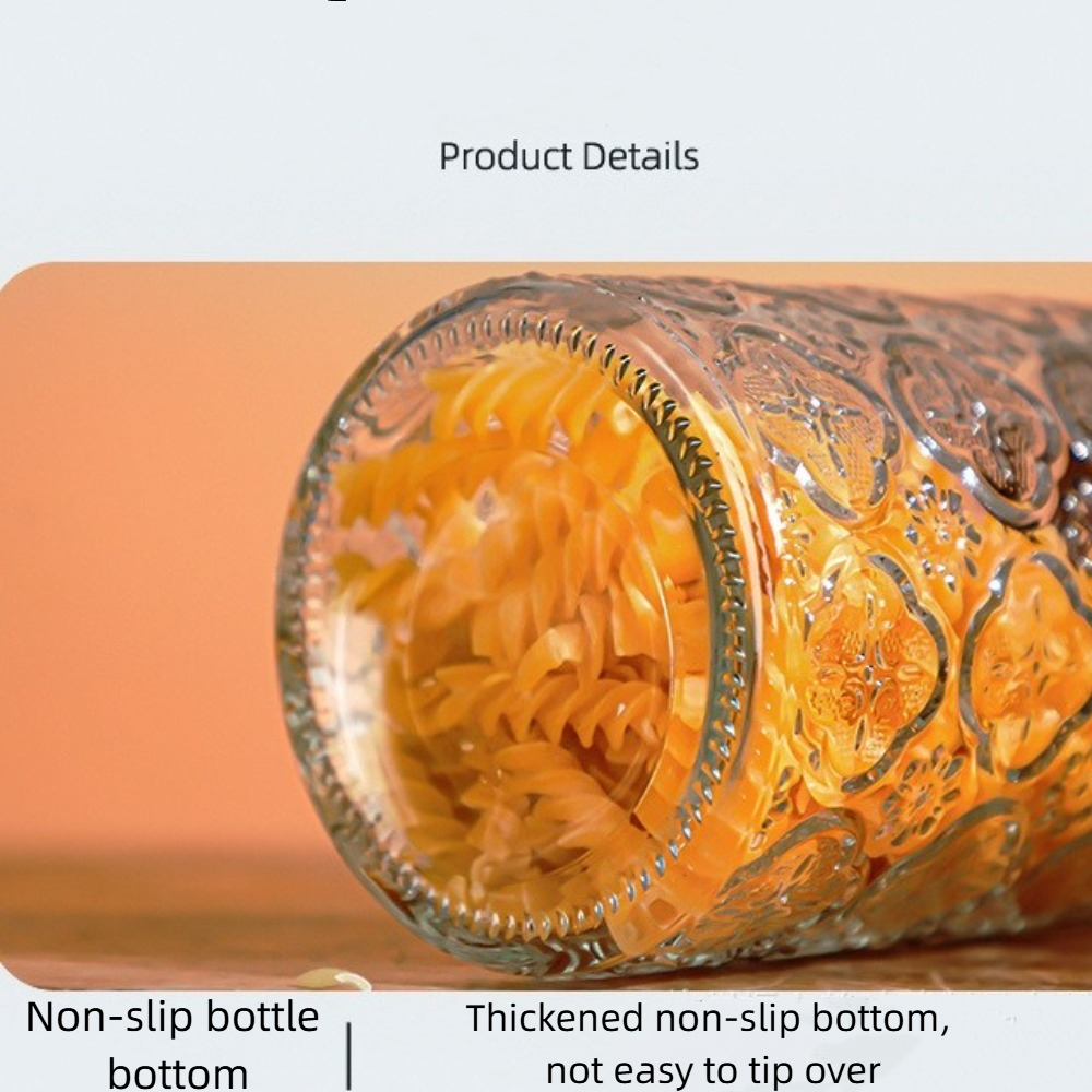 1000ML Storage Bottles Jars Em - Food Storage Jars With Wooden Lids のレビューと価格