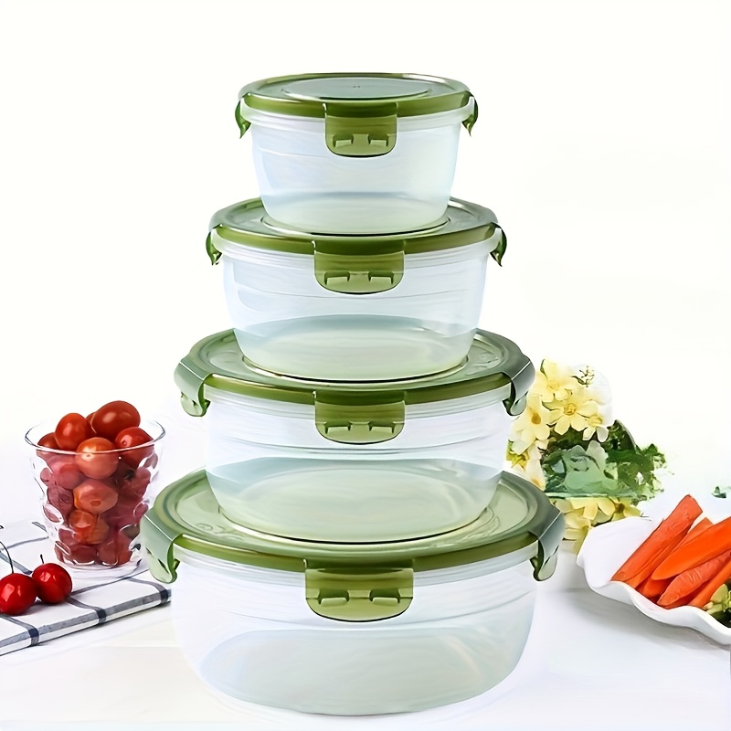 4 plastic food storage contain - Food Storage Lunch Box のレビューと価格