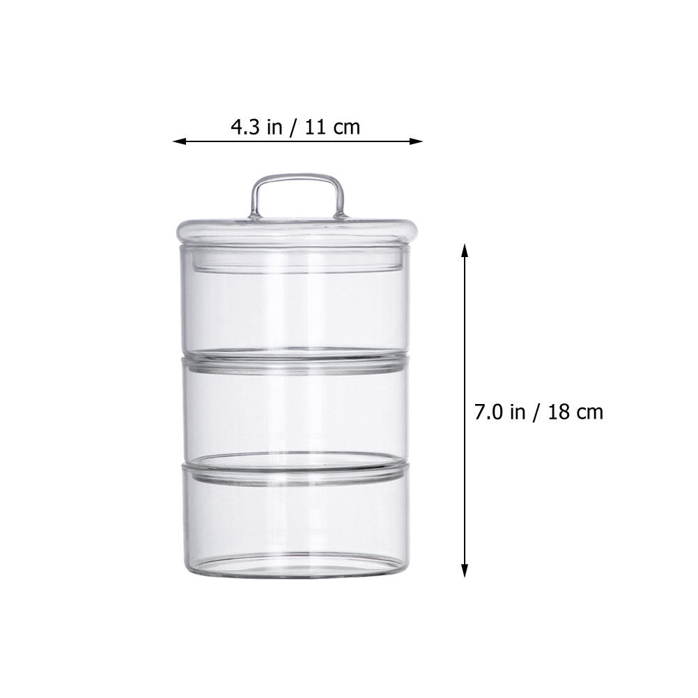 1Set Clear Glass Storage Bowl  - Food Storage Bowls のレビューと価格