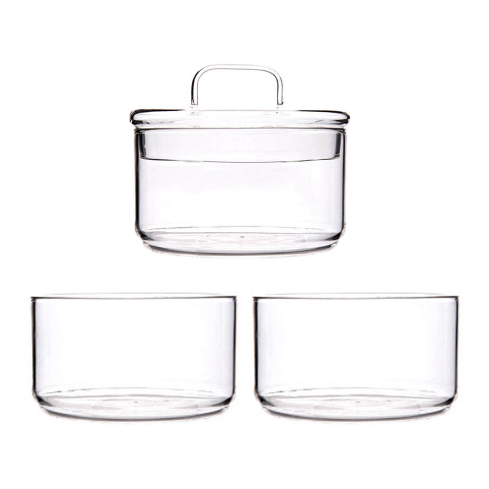 1Set Clear Glass Storage Bowl  - Food Storage Bowls のレビューと価格