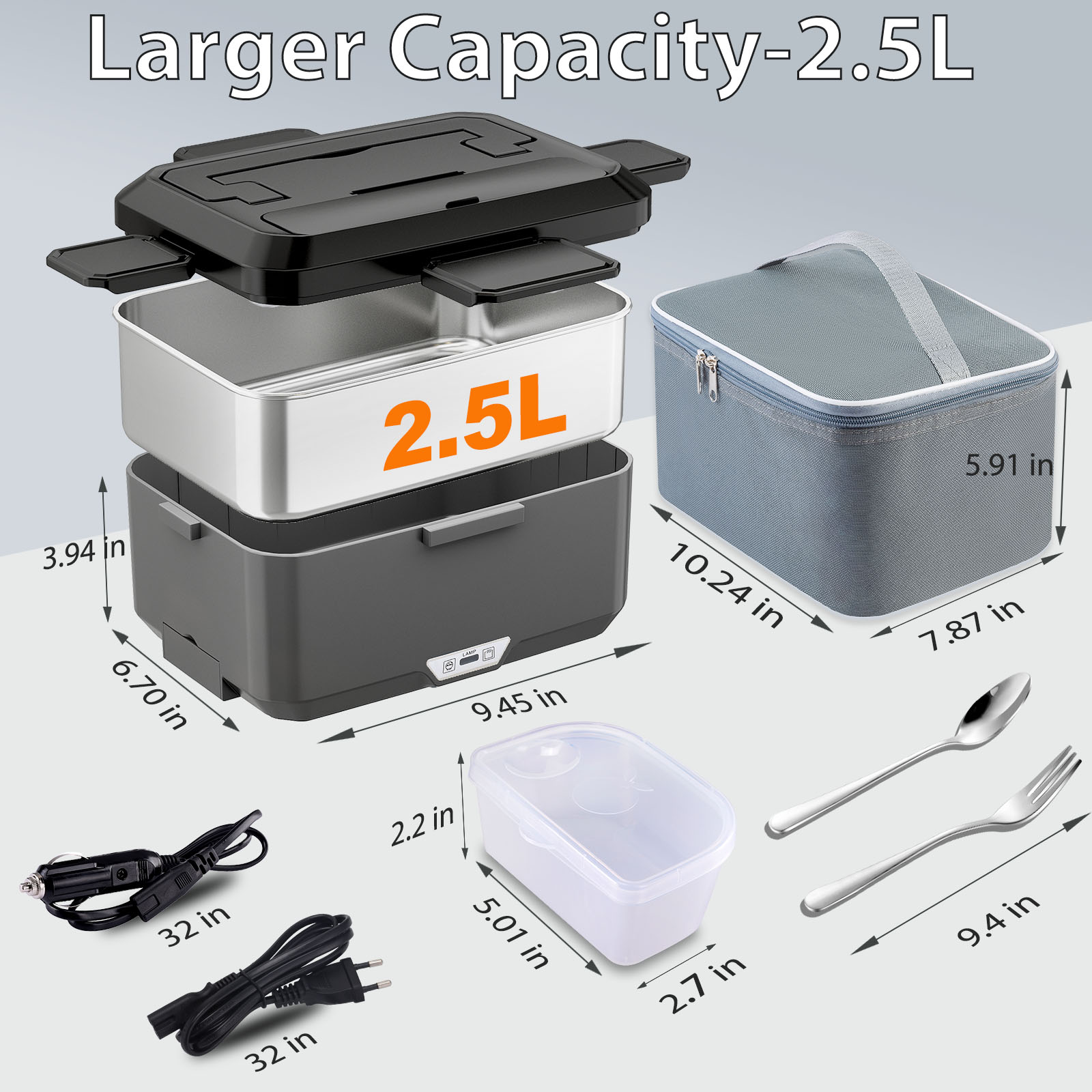 3.5L Extra Large Electric Heat - Portable Food Warmer のレビューと価格