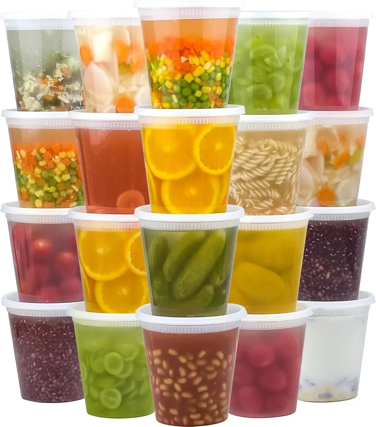 50 Set 32 oz Deli Containers w - Food Storage Bowls のレビューと価格