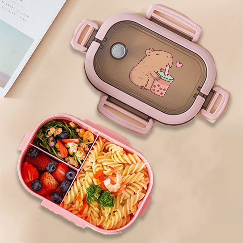 Capybara Bento Lunch Box Anime - Food Storage Kitchen のレビューと価格