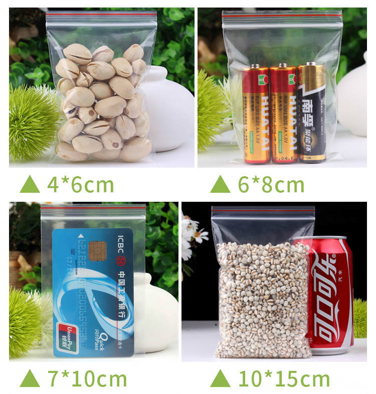 10x15 Cm Small Plastic Ziplock - Lock And Lock Food Storage のレビューと価格