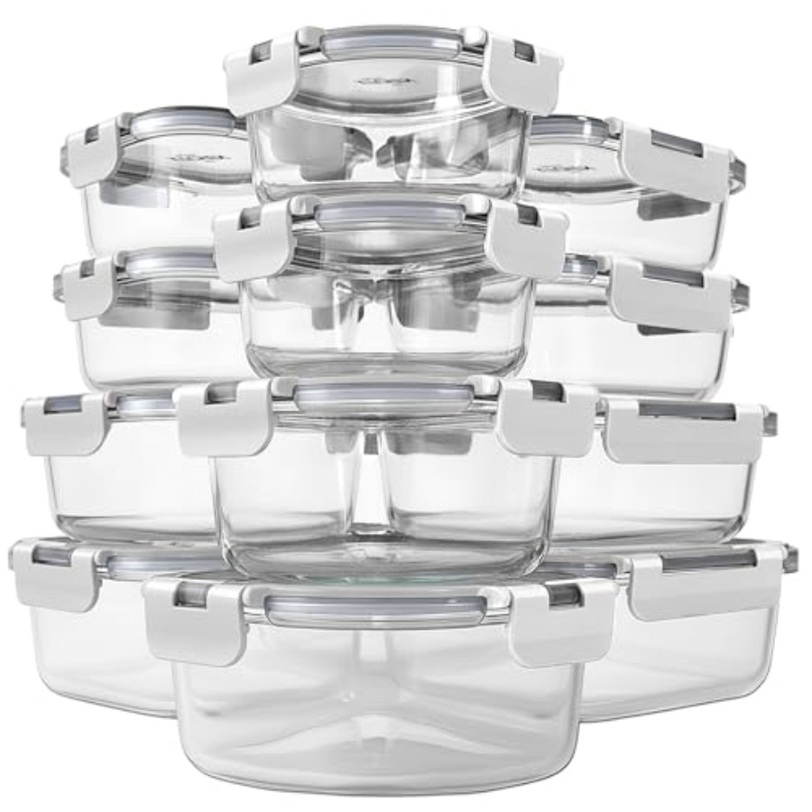 KITCHEN SHOPPE 24pc Borosilica - Food Storage Kitchen のレビューと価格