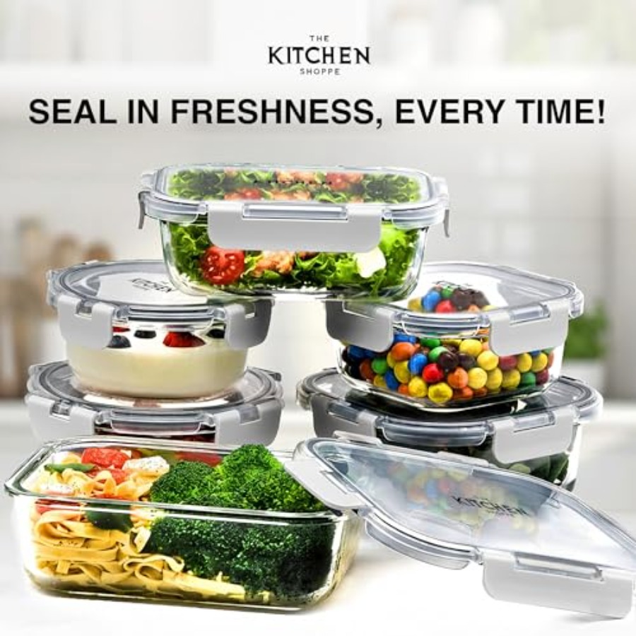 KITCHEN SHOPPE 24pc Borosilica - Food Storage Kitchen のレビューと価格