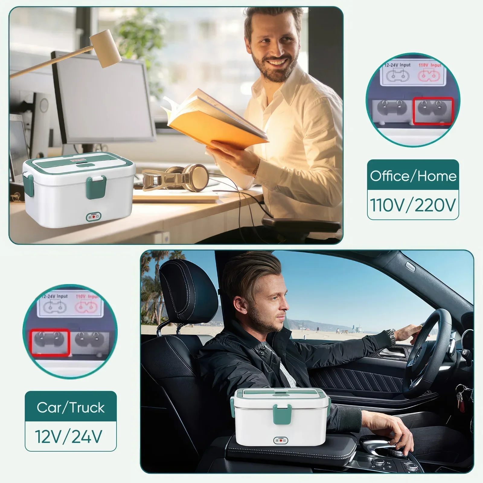 Electric Lunch Box Food Warmer - Portable Food Warmer のレビューと価格