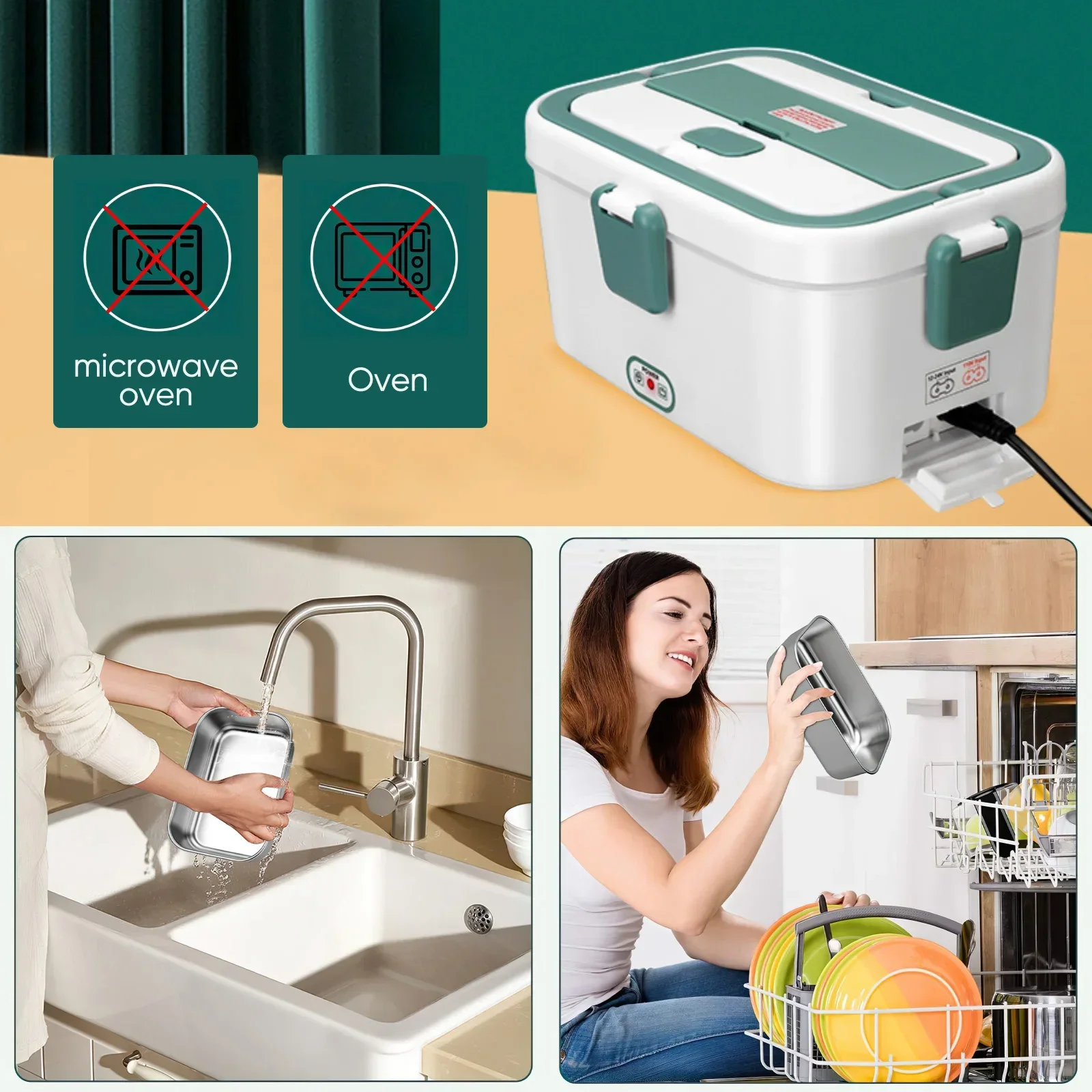 Electric Lunch Box Food Warmer - Portable Food Warmer のレビューと価格